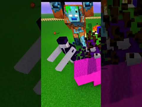 MUTANT DROWNED vs GOLEMS MINECRAFT