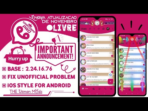 Nova Atualização Do WhatsApp Pro De Novembro | Mais de 5000 recursos | The Usman Modz