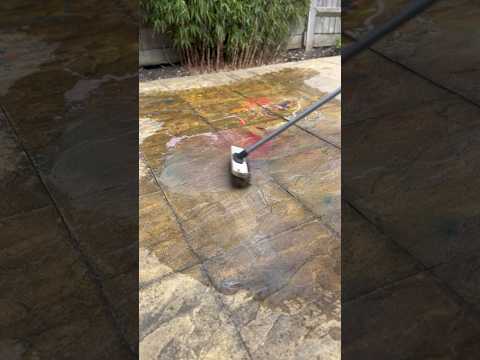 ASMR PATIO SCRUB #asmrcleaning #patiocleaning #scrubbing #asmrscrubbing #satisfyingasmr