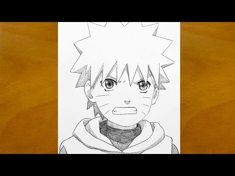 How to Draw Kid Naruto Uzumaki || Easy Naruto Drawing Tutorial Step by Step || Easy Anime Drawing