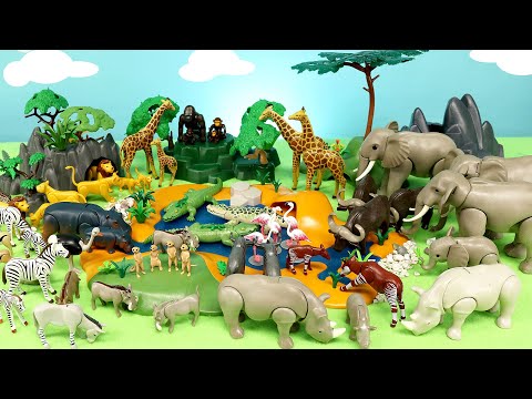 Fun Playmobil Safari Build with African Animal Figures