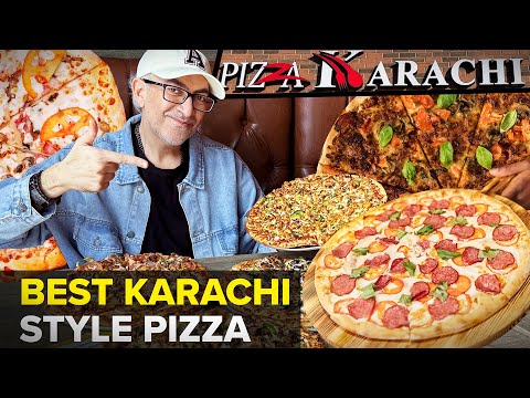 Ridgeway Plaza Mississauga BEST Karachi Style Pizza | Karachi Pizza | 🇵🇰 Street Food PK