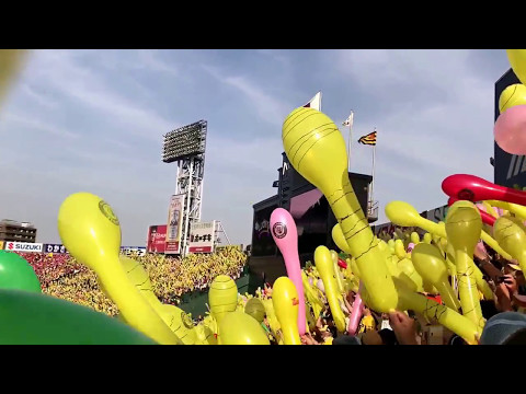 2017/05/07 阪神タイガース 甲子園 ラッキー7 風船飛ばし