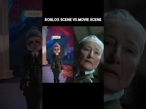 ROBLOX SCENE vs MOVIE SCENE 🎬