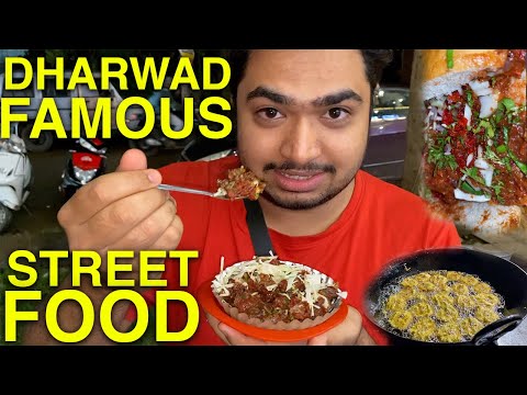 Dharwad Special Street Food 🔥 | Kedari Samosa | Badnikayi Baji | Kannada Food Vlog #Dharwad #Gobi