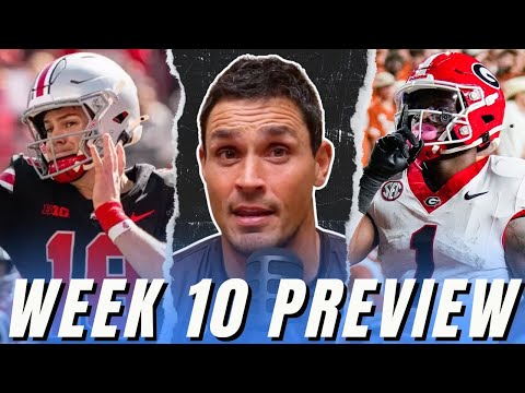 Ohio State-Penn State, Georgia-Florida, Pitt-SMU, RECE DAVIS | WEEK 10 College Football Preview