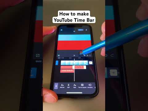 How to MAKE YouTube Time Bar in CapCut - Quick Tutorial 9/20/23