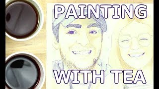 Painting with TEA | Painting Doodle Date