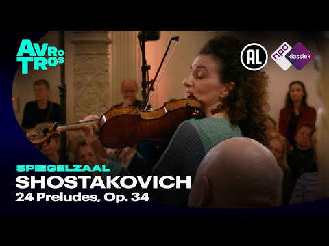 Shostakovich: 24 Preludes, Op. 34 (selection) - Liza Ferschtman & Slava Poprugin - Live concert HD