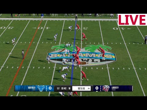 🔴LIVE 🔴Buffalo Bulls VS Liberty Flames/Bahamas bowl/ NCAA College Football/