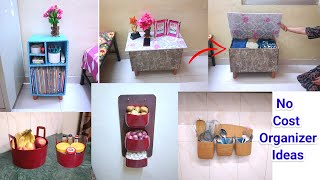 5 Easy Diy Organizer Ideas From Waste Materials/Diy Organizer idea/No Cost Organizer Idea/Recycling