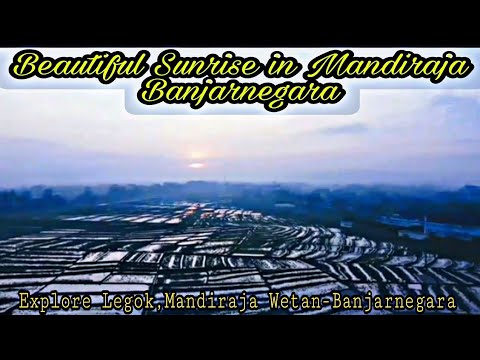 Drone View Mandiraja Banjarnegara | Beautiful Sunrise in Mandiraja Banjarnegara