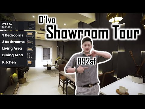 【Showroom Tour】D'Ivo@Old Klang Road_892sqft 【3R 2B】