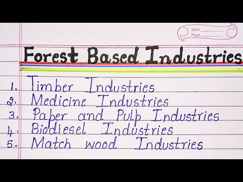 Forest Based Industries