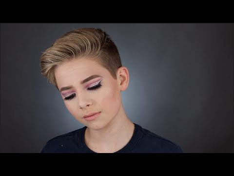 PURPLE CUT CREASE MAKEUP TUTORIAL!