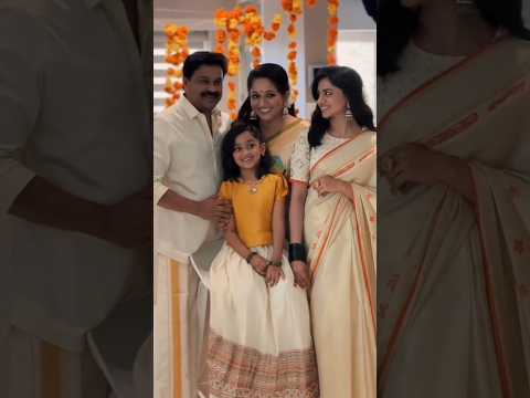 Onathinte photoshootmayii dileep and kavyamadhavan ❤️😍#dileep #kavyamadhavan #onam#photoshoot#shorts