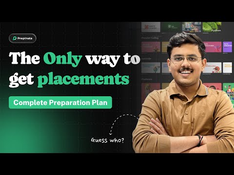 The Only Way To Get Placements | Complete Preparation Plan