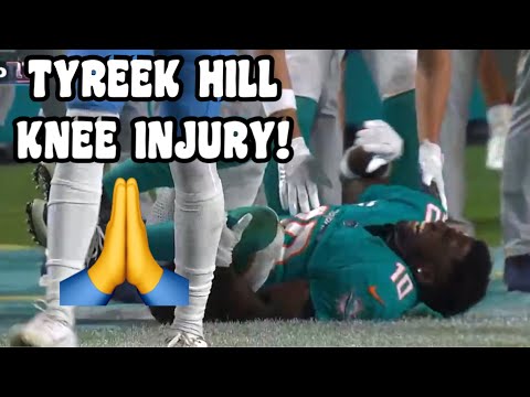 Tyreek Hill ANKLE INJURY Vs Titans 😰🙏 Dolphins Vs Titans 2023 highlights