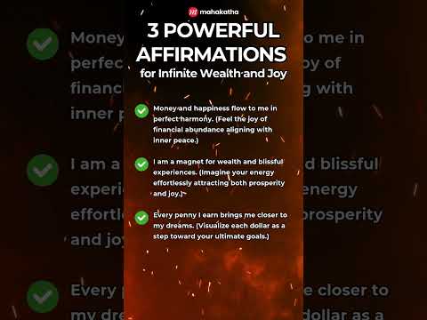 3 Affirmations for Infinite Wealth and Joy