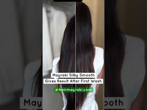 See the Result with Mayraki Silky Smooth #haircare  #hair  #hairtreatment  #hairstyle  #naturalhair