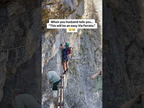 Scary Via Ferrata in Switzerland