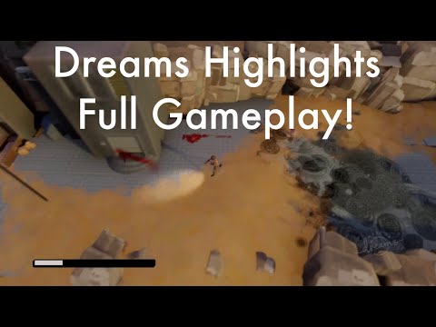 Dreams PS4: Gameplay #DreamsPS4 #MadeInDreams ドリームズユニバース Universe BEST Character FPS trailer music