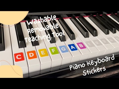 Newly invented Music Teaching Tool - Piano Keyboard Stickers | 超好用耐用鋼琴貼紙