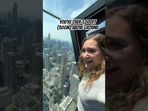 The best view of Chicago (but also the most terrifying) #chicago #360chicago #observationdeck