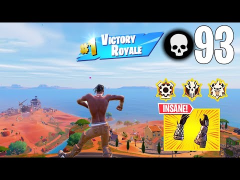 93 Elimination Solo Squads Gameplay Wins (Fortnite Chapter 5 Season 3 PS4 Controller)