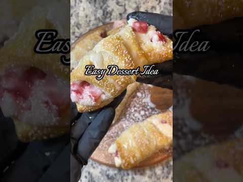 Strawberries n Cream Rolls #shorts #dessert recipe ert