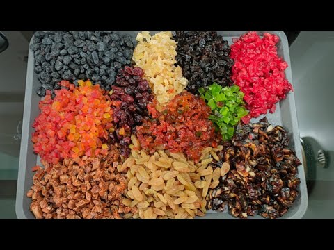 Fruits Soaking for Xmas Cake / Xmas 2024 / Ruchikoottuspecial