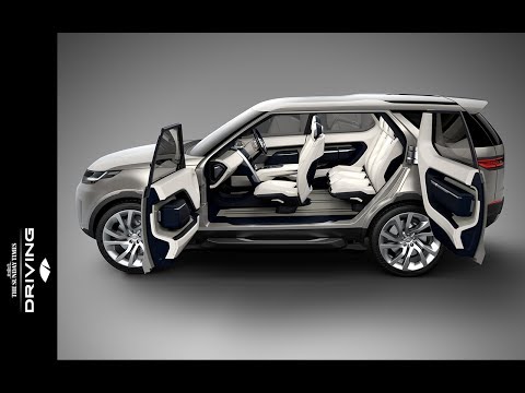 Gesture-controlled doors on the Land Rover Discovery Vision Concept