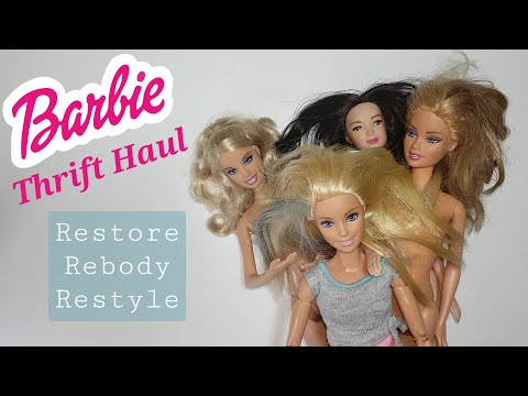 Barbie Thrift Haul (Rebody, Restore, Restyle)