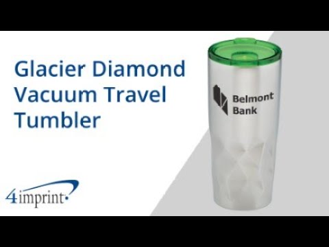 Glacier Diamond Vacuum Travel Tumbler by 4imprint