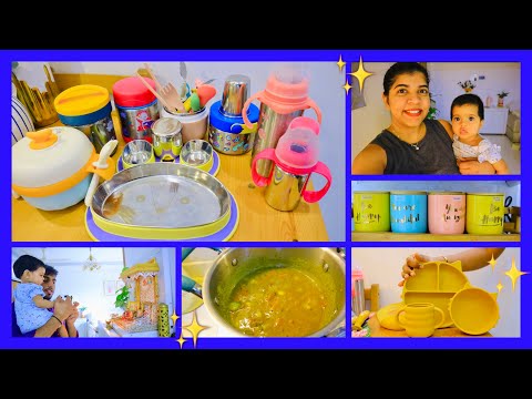 Vlog : Sab kuch badal diya ! Baby Food Storage box , Bottles , Spoon