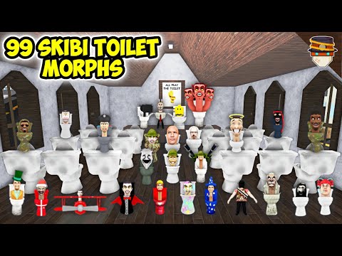 [ALL] How to get ALL 99 SCARY TOILET MORPHS ] Roblox