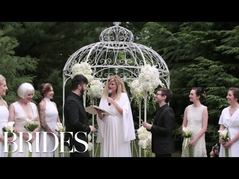 Christian Siriano and Brad Walsh's Beautiful Wedding | BRIDES