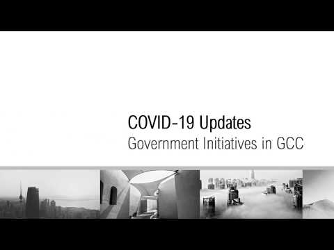 HVS COVID19 Middle East Update - Government Initiatives at a Glance