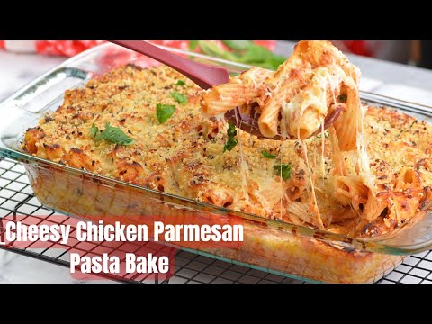 For lunch/dinner you will get addicted to this cheesy chicken pasta bake! VERY DELICIOUS