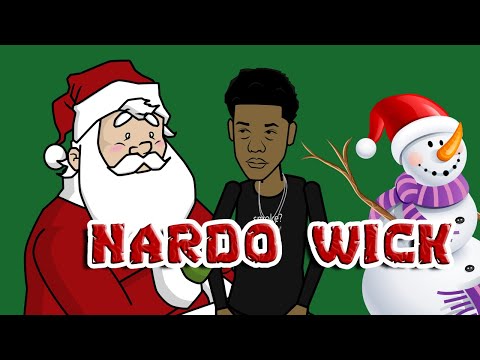 Nardo Wick sits on Santa's Lap