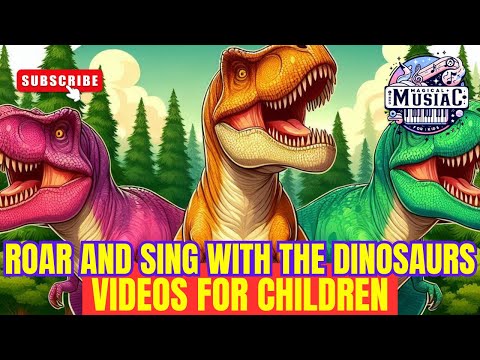 Roar and Sing with the Dinosaurs! 🦖🎶 Children's songs 🎶 videos for children #kidssongs