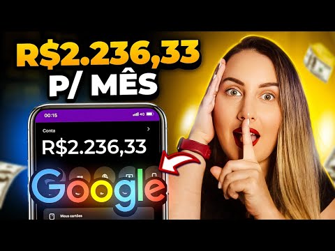 🔥R$2.287,00 p/mês DIGITANDO pro Google | Ganhar dinheiro em casa todo dia DE VERDADE com o Google