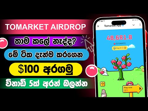 Tomarket Airdrop A - Z Guide And Withdraw Process | Tomarket Airdrop tip and tricks | New Airdrop