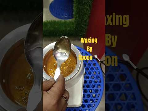 Body Waxing Through Spoon 🥄 l Hair Waxing Tool, चम्मच से हेयर वैक्स कैसे करें ? Hair Waxing Style