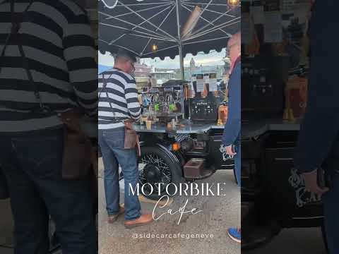 A Motorbike-Cafe in Geneva