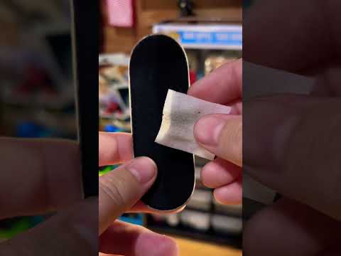 FINGERBOARD GRIP TAPE HACK 2! #fingerboard #fingerboarding #techdeck