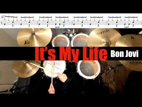 It's My Life- Bon Jovi  叩いてみた Drum cover ドラム練習動画