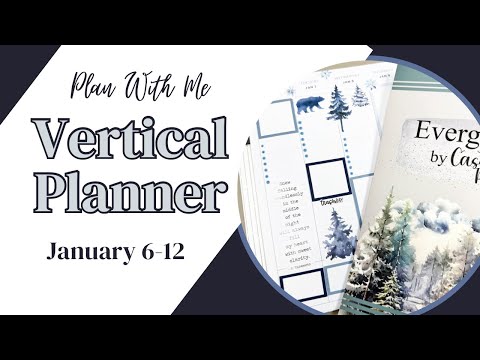 Plan With Me | Makselife Vertical | January 6-12