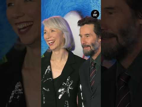 Keanu Reeves and his girlfriend Alexandra Grant's arrived at the "Sonic the Hedgehog 3" premiere.