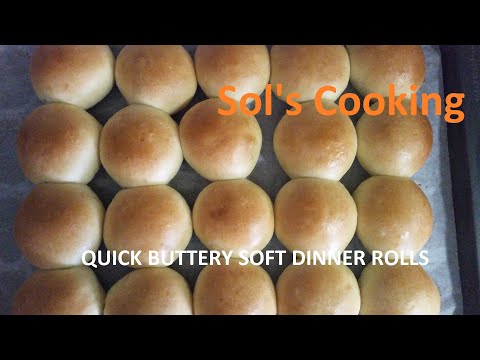 HOW TO BAKE QUICK BUTTERY DINNER ROLLS RECIPE